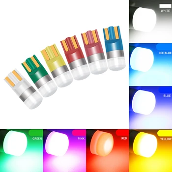 

4 pcs 6000K White Car Light T10 W5W Led Wedge Bulb 3030 1SMD Auto Dome Reading Parking Lights Sidemarker Sidelight Lamp Bulbs