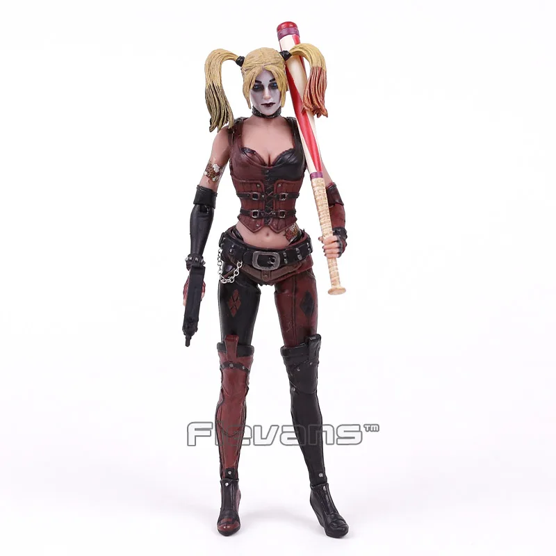 NECA Бэтмен Arkham City Харли Квинн ПВХ фигурку Коллекционная модель игрушки 16 см