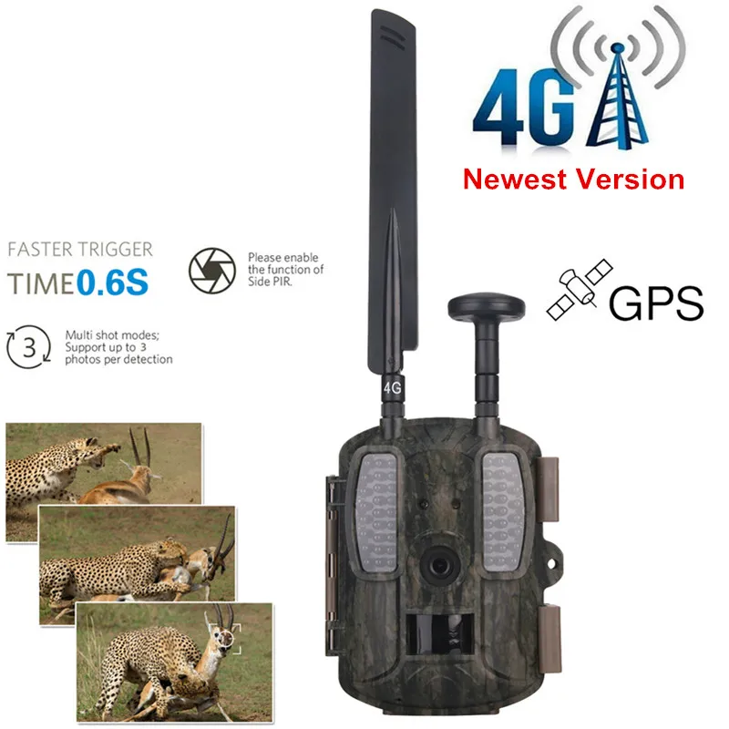 Охотничья камера Chasse 4G цифровая видеокамера для охоты 12 МП 1080P ночное видение