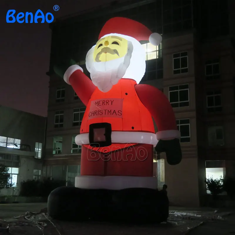 DC09 10mH 33' Inflatable Lighting Santa Claus / Inflatable Xmas