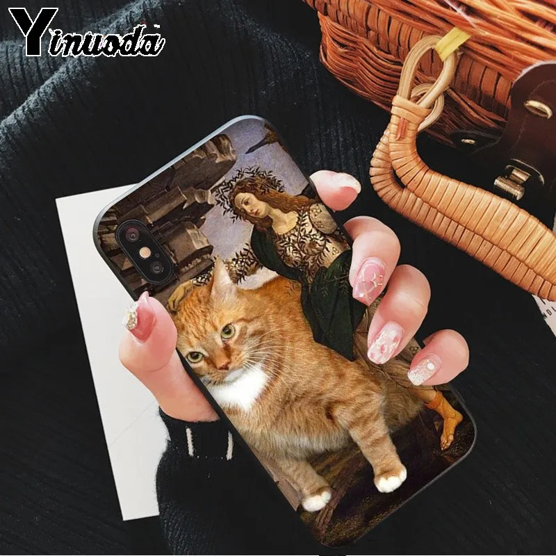 Funny Leonardo da Vinci Mona Lisa Pat Cat Art