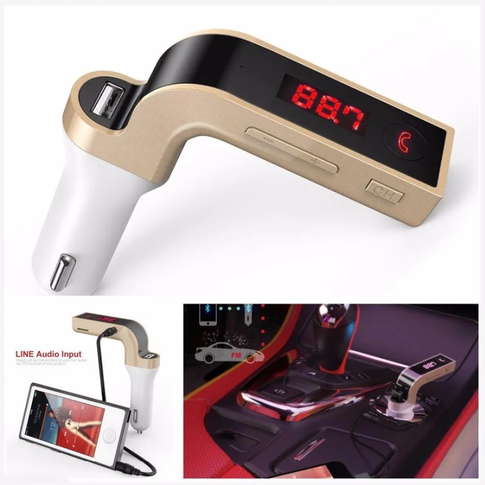 DONAK 4 в 1 Hands Free Беспроводной Bluetooth fm-передатчик G7 + AUX модулятор Автомобильный