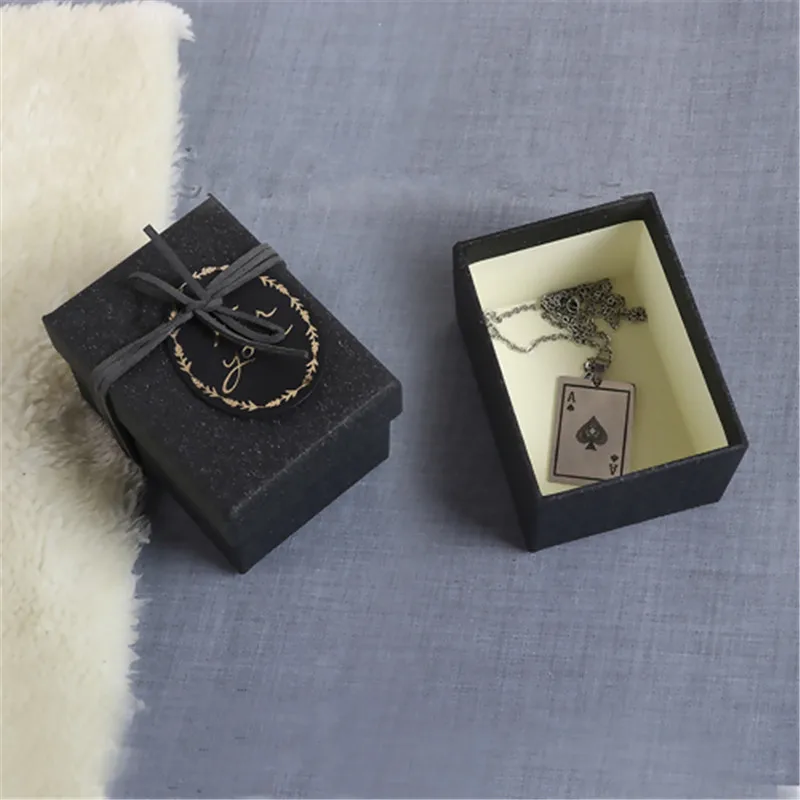 

DoreenBeads Fashion Paper Jewelry Gift Boxes Rectangle Dark Gray Oval Message "For you" Pattern Mother's Day 95mm x 69mm, 2PCs