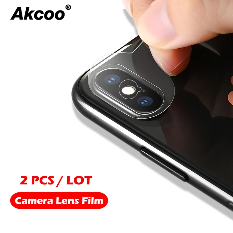 

Akcoo Camera Lens film for iPhone XS max screen protector easy intal High transmittance for iPhone 6 7 8 Plus XR lens films