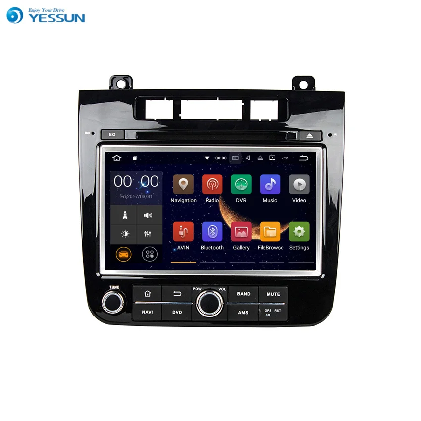 

YESSUN Android Radio Car DVD Player For VW TOUAREG 2010-2016 Stereo Radio Multimedia GPS Navigation With WIFI Bluetooth AM/FM