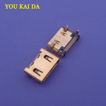 

50pcs/lot Free shipping micro mini HDMI 19pin 19 p pin usb connector jack socket charge charging port replacement repair plug
