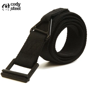 

Cody Steel Outdoor Nylon Belt Army Man Military Tactical Smooth Buckle Mens Belt Waist Canvas Male Strap Belt High Quality