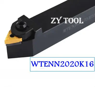 

WTENN2020K16 20*20*125mm CNC Turning Tool, Metal Lathe Cutting Tools,Lathe Machine Tools, External Turning Tool W-Type WTENN
