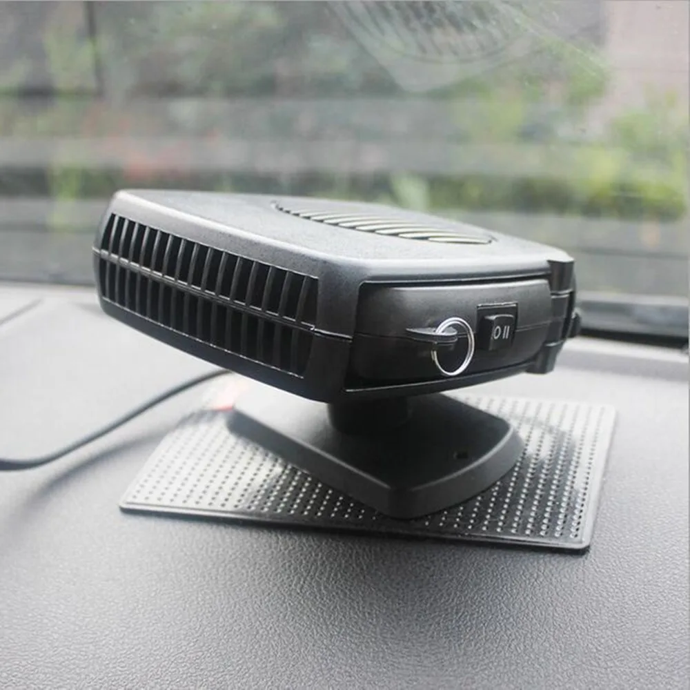 

Portable 360 Degree All-Round Adjustable 2 in 1 Car Heater & Cooler Fan 12V 200W Car Windshield Demister Defroster With switch