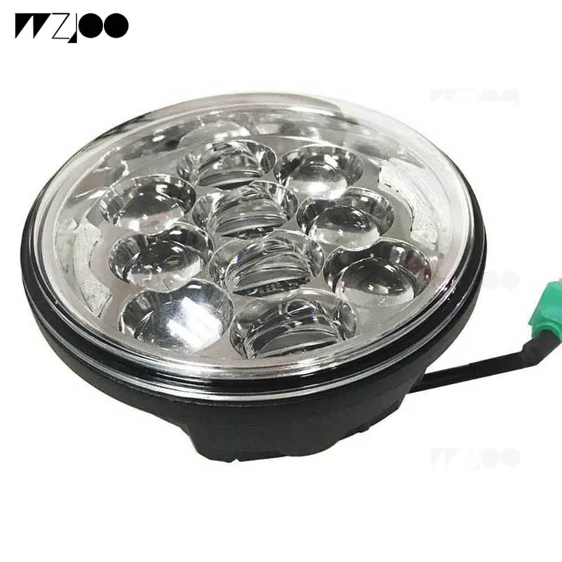 WZJOO 5-3/" 5,75" проектор фары с Белый DRL для индийский разведчик мотоцикл Wide Glide XL1200 улица 750