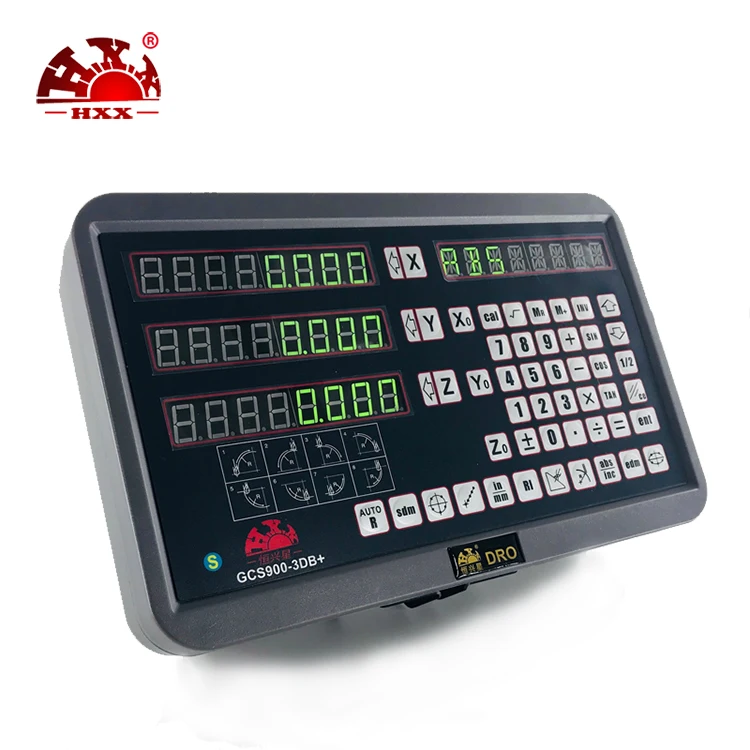 

HXX high accuracy 3 axis digital display and linear scale for DRO milling machine