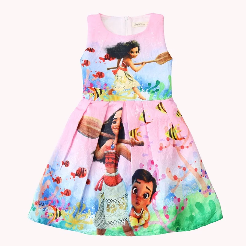 18 Moana Party Supplies Vaiana Costume Dresses Cosplay Birthday Dress Baby Girl Clothes Kids Vestido Infantil Robe Bebes Fille Buy At The Price Of 14 01 In Aliexpress Com Imall Com