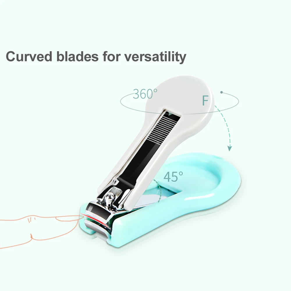 4 шт. для новорожденных безопасности ребенка Nail Care Kit Clipper+ закругленные ножницы+ триммер+ нос очистки Пинцет для от 0 до 6 лет