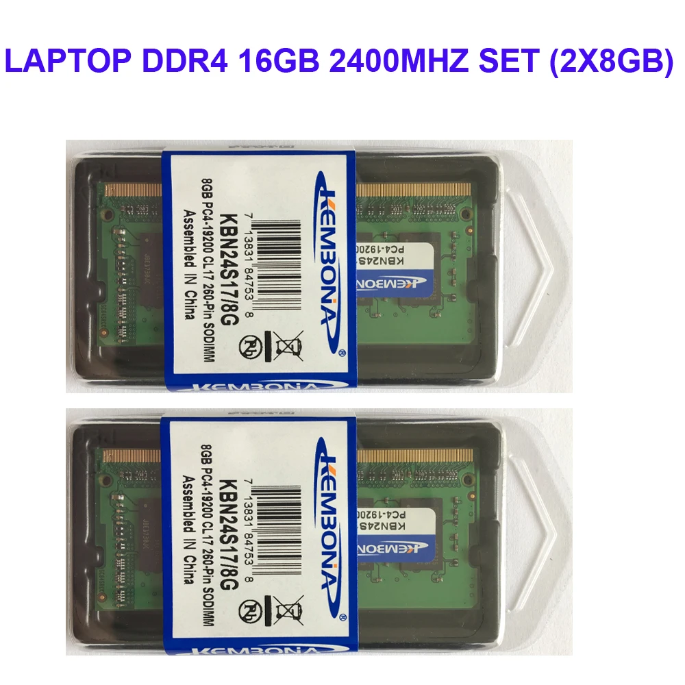 Memoria AliExpress 260-pin Stick - 2400mhz Laptop Ddr4 Kit(2x8gb) Kembona Ram 16gb - Memory Rams 2666mhz Shipping Ram Sodimm Free