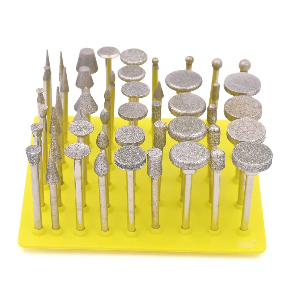 Buy GOXAWEE 50pcs Dental Diamond Burs Mounted Point