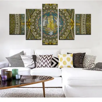 

Jesus Portrait Painting Canvas Print Wall Art Vintage Home Decor Landscape Picture for Dining Room Wall Decor Easter Day Gift