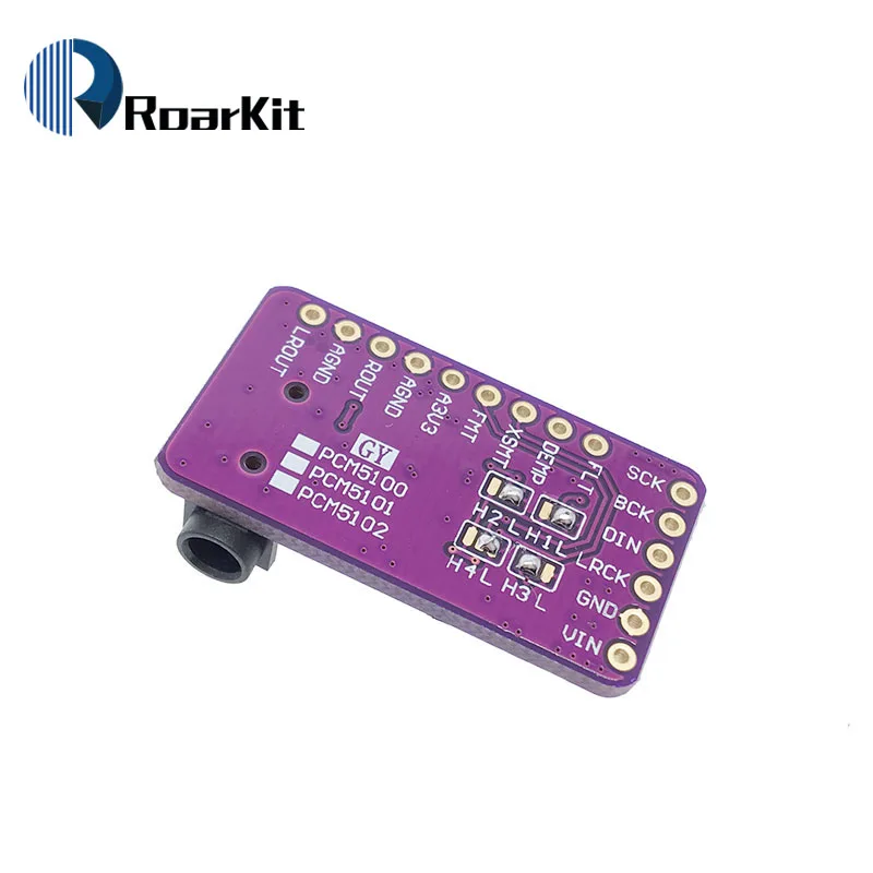 Интерфейс I2S PCM5102 DAC декодер модуль проигрывателя для Raspberry Pi pHAT плата формата