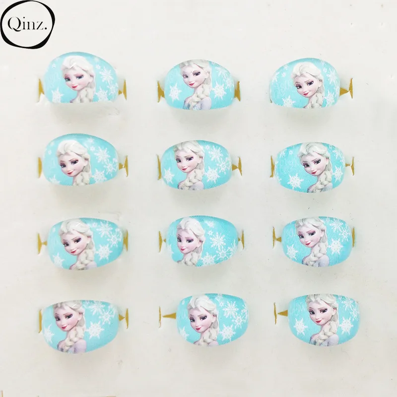 

5pcs/lot Disney cartoon Frozen Elsa children ring accessories princess girl birthday party gift Children's day cosmetic jewelry
