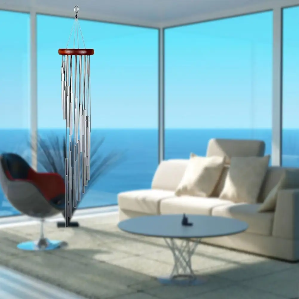 

18 sand pipe wind chimes hanging decoration real wood tuning tube big wind chimes birthday gift home decoration hanging ornament