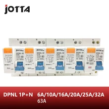 DPNL 1P+ N 16A/20A/25A/32A/63A 230V~ 50 HZ/60 HZ автоматический выключатель с перегрузкой по току и защитой от утечки RCBO