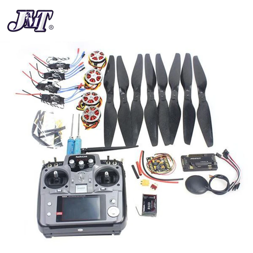  JMT 4-Axle Foldable Rack RC Quadcopter Kit APM2.8 Flight Control Board+GPS+750KV Motor+14x5.5 Prope