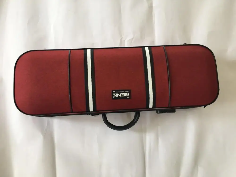 

4/4 size violin case red strong and druable