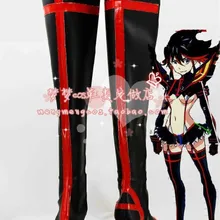 Новое поступление; Kill La Kill Ryuko Matoi; обувь для костюмированной вечеринки; сапоги высокого качества; плиссированная обувь