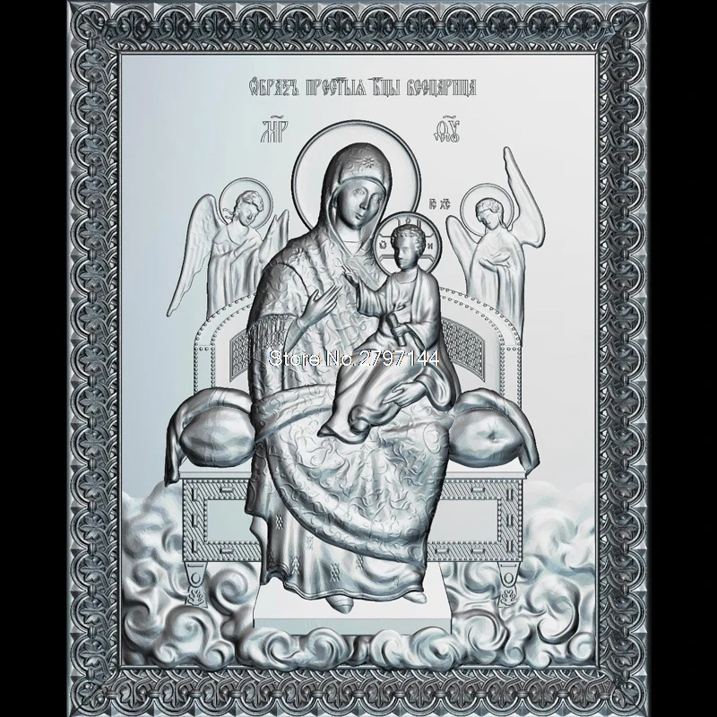 MaicaDomnuluiPeTron 3D модель рельеф STL format Religion 3d для ЧПУ в формате | Инструменты