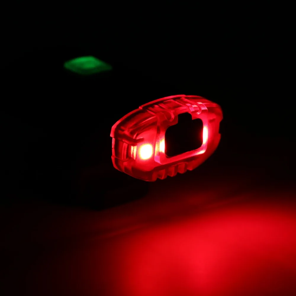 USB Перезаряжаемые велосипеда светло-красный и белый свет встроенный Батарея 100 люмен 6 режимов освещения IPX8 Водонепроницаемый безопасности ночного вождения