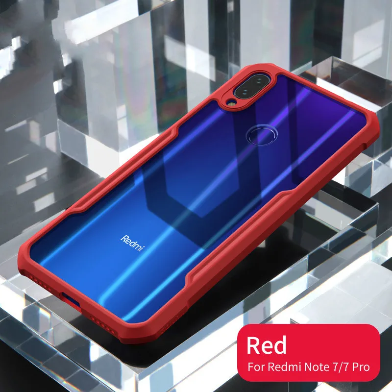 Противоударный чехол для телефона Red mi Note 7 Pro Xiaomi mi 9 mi 9 SE mi 9 T K20 K20Pro защитный красный mi Note 7 с бампером Beetle - Цвет: Красный