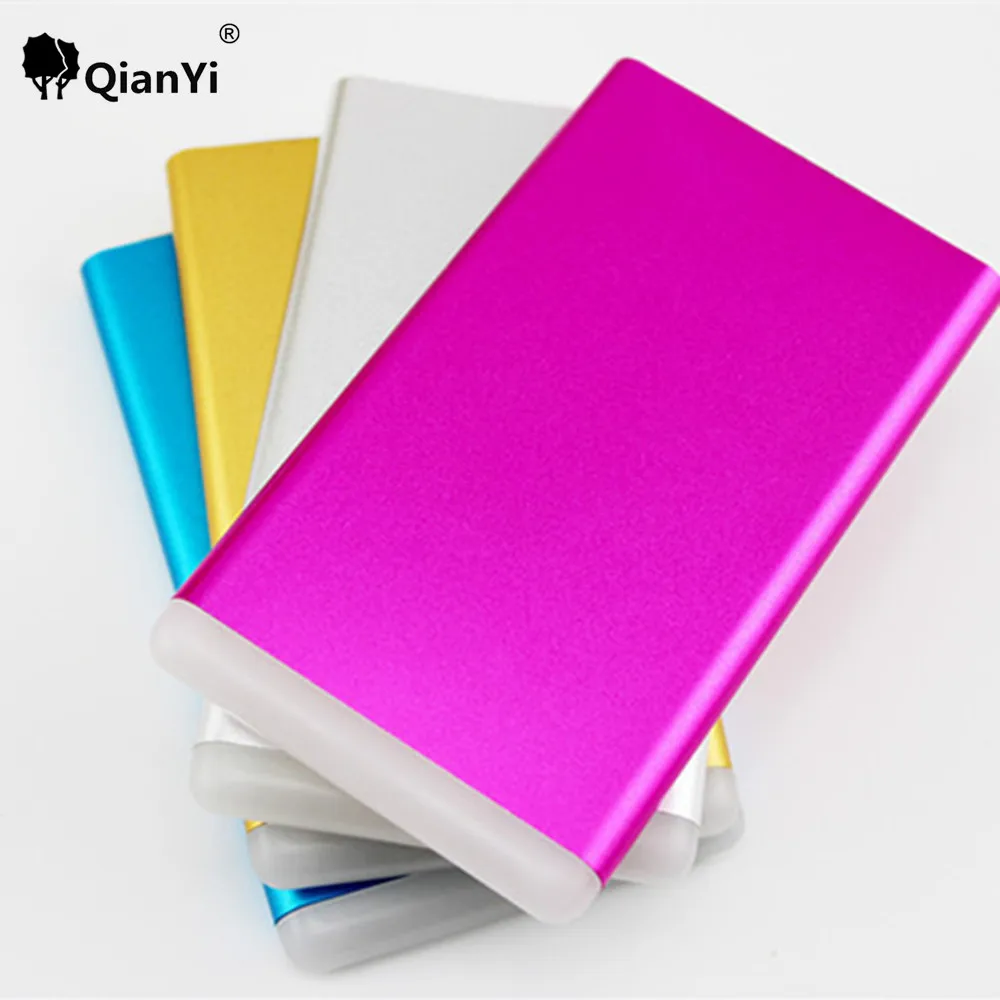 5000mAh Power Bank for Smartphone Super Thin Portable Charger External Battery PowerBank For Iphone Huawei Xiaomi LG LED Lamp