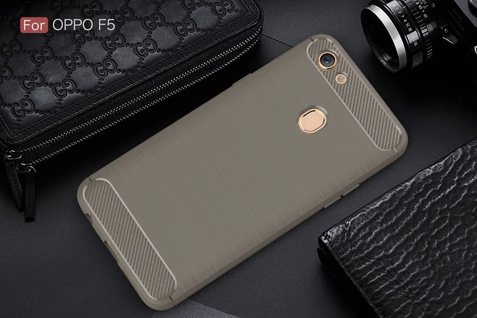 Carbon Fiber Case For OPPO F5 Soft TPU Silicon Luxury business Style TPU Case For OPPO F5  Back Phone Cover For OPPO F5 F5 Coque (13)