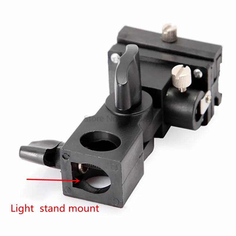 B Type Swivel Flash Light Stand Bracket Holder  (3)