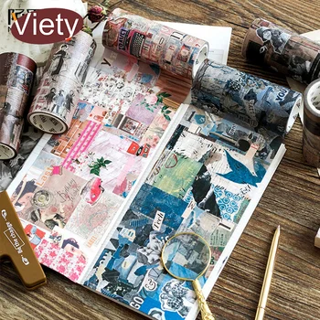 

10cm*5m Vintage painting Collage girls washi tape DIY decoration scrapbooking planner masking tape adhesive tape