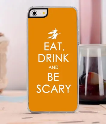 eat drink and be scary fashion original cover luxury case for iphone 4 4S 5 5S 5C |
