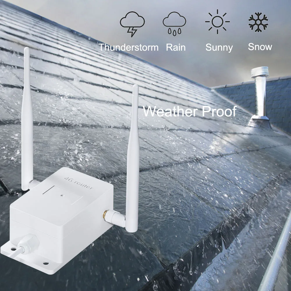  3G 4G SIM Card Router with 5dbi Antennas Industry 4G Module Wireless WIFI Router IP Camera AHD Wate