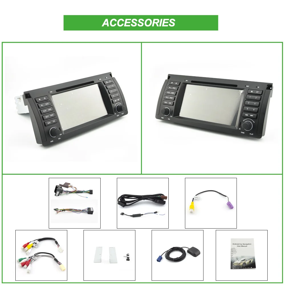 Excellent Bonroad Android 9.0 Car Multimedia Player For BMW E39/X5/E53 Car Radio GPS Stereo System GPS Navigation with wifi 4GLTE ROM 16G 4 Excellent Bonroad Android 9.0 Car Multimedia Player For BMW E39/X5/E53 Car Radio GPS Stereo System GPS Navigation with wifi 4GLTE ROM 16G 4