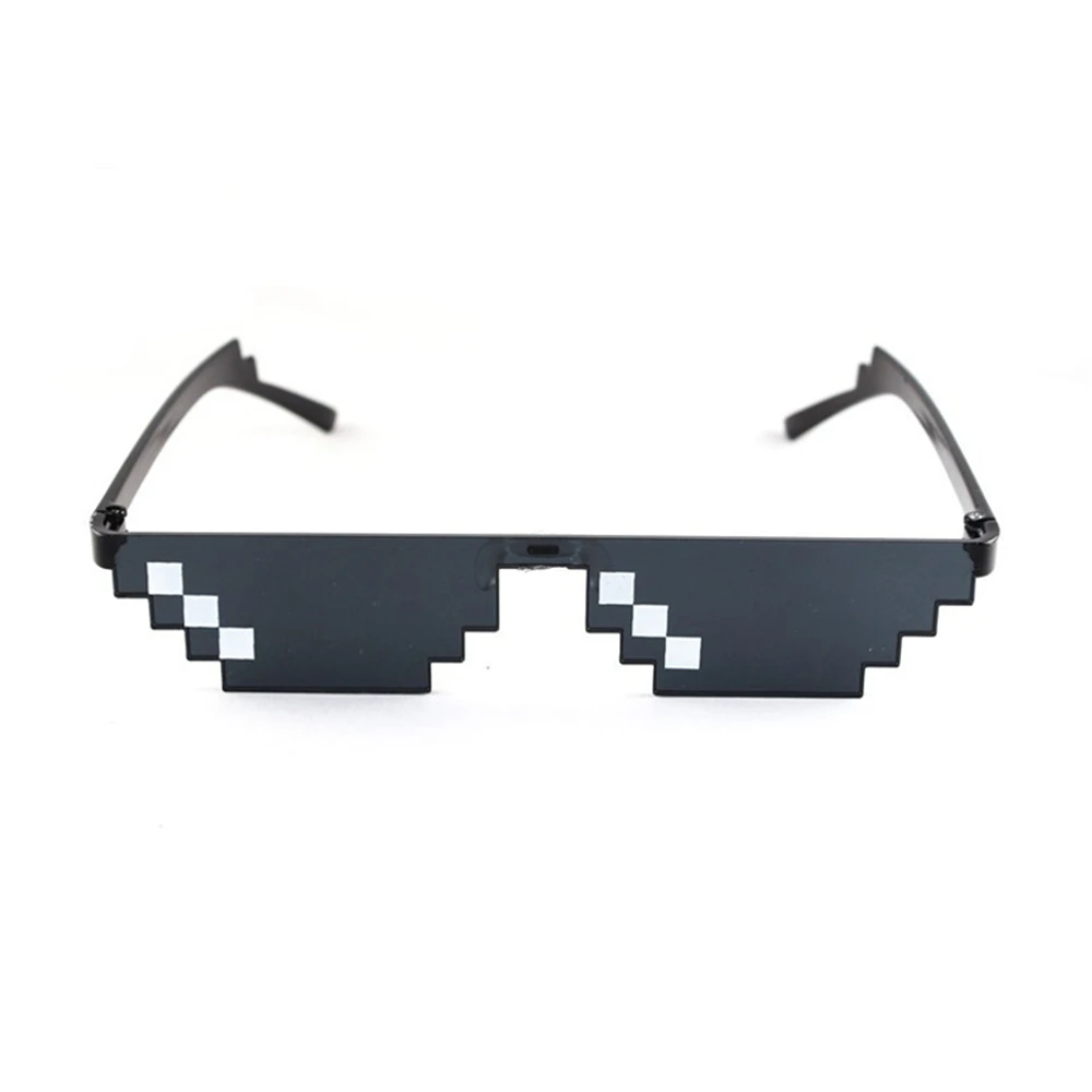 2019 очки 8 бит MLG Pixelated Солнцезащитные женские мужские брендовые Thug Life для