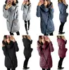 Women Fleece Sweatshirt Spring Winter Casual Long Zipper Hoodies Pocket Jacket Coat Outwear Plus Size 4XL Red/Black/Gray/Blue ► Photo 2/6