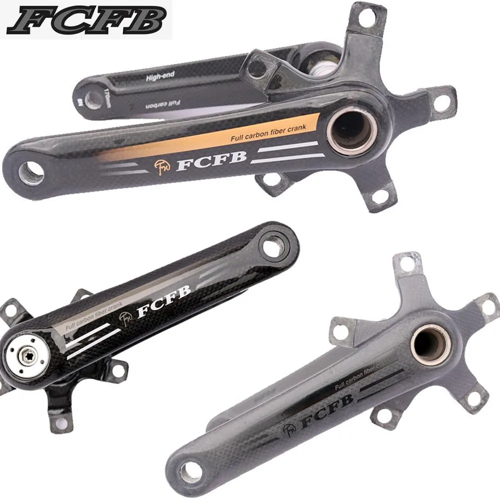 FCFB carbon fiber bicycle crank road bike crankset Carbon Crank Road Bike Crank BCD110 lenght