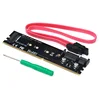 DDR2 DDR3 DDR4 to M2 SSD Adapter M.2 NGFF B Key Riser Card SATA 15Pin Power + SATA 7Pin Data Port Support 2242 2260 2280 M.2 SSD ► Photo 1/6
