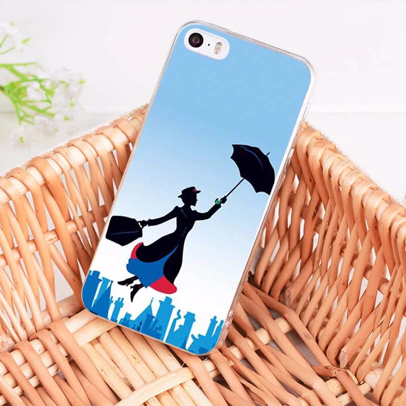 MaiYaCa Mary Poppins прозрачный мягкий ТПУ чехол для телефона чехол для iPhone X XR XS MAX 6 6s 7 7plus 8 8Plus 5 5S 11promax чехол coque