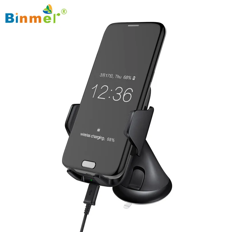 imágenes para Caliente-venta BINMER Teléfono Cargador de Coche Cargador de Coche Soporte Ajustable de Soporte de Carga Inalámbrica Qi Pad Para Samsung Galaxy S7 Nota 5 Regalos imágenes para Caliente-venta BINMER Teléfono Cargador de Coche Cargador de Coche Soporte Ajustable de Soporte de Carga Inalámbrica Qi Pad Para Samsung Galaxy S7 Nota 5 Regalos