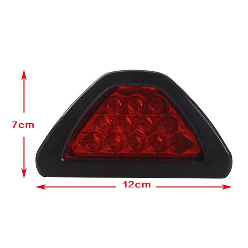 

HEHEMM 1 pcs 12 LED Tail Light Car Stop Brake Lamp Truck Trailer Turn Signal Warning Lights 12V DC