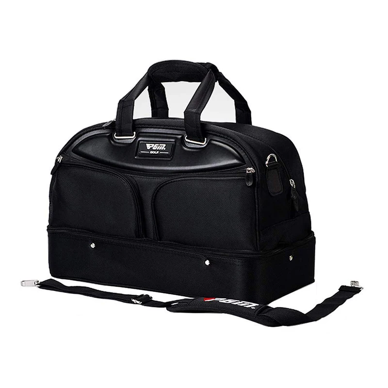 PGM Golf Clothing Bag Portable Waterproof Nylon Golf Bag Double Layer Sports Handbag Gym Fitness Travel Apparel Bag
