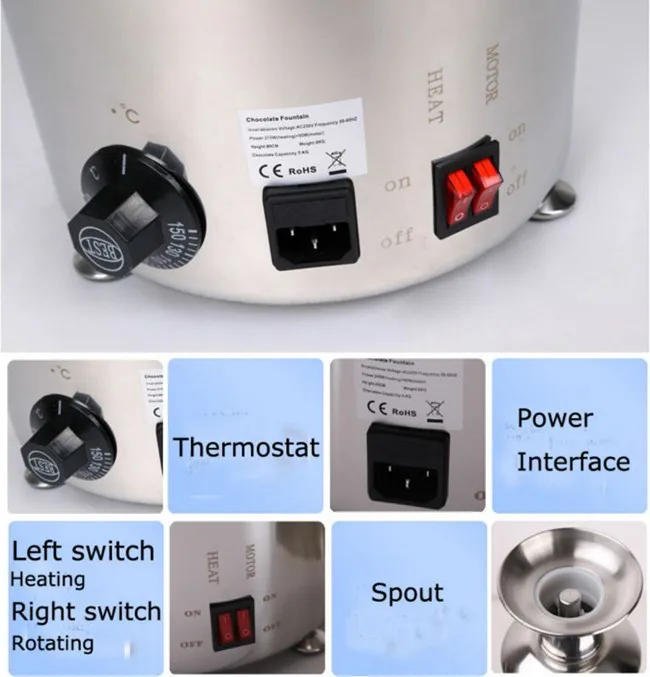 Новое поступление шоколадный фондю мини шоколадный фонтан бытовой 4 яруса машина ZF