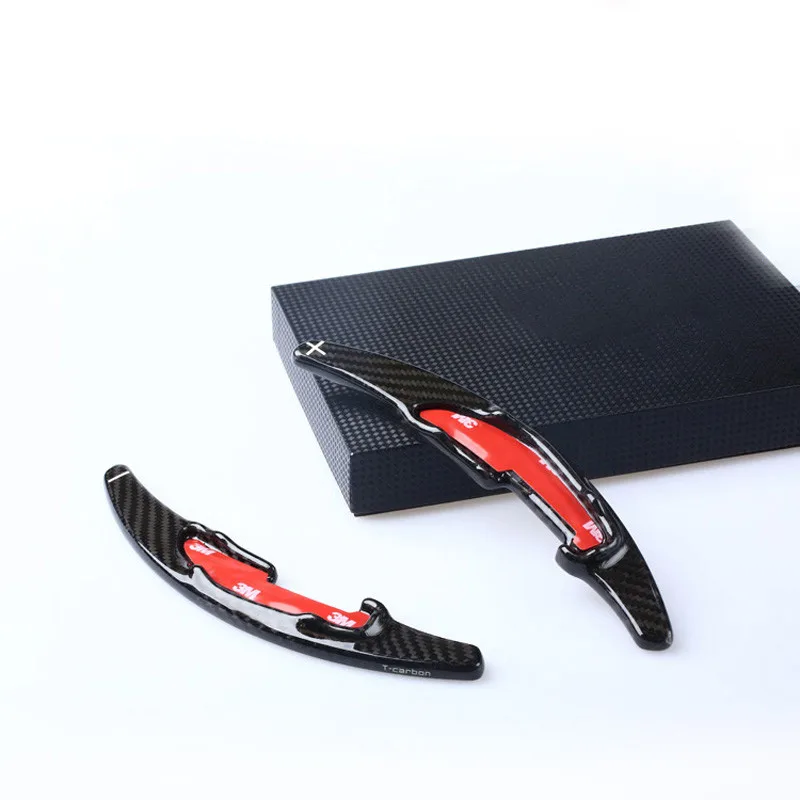 

Lengthen Style Carbon fiber Steering wheel shift paddle Fit For BMW M3 M4