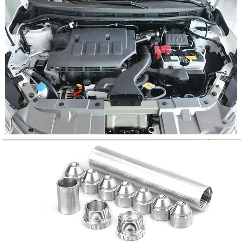 1/2-28 для Napa 4003, Wix 24003, автомобильный топливный фильтр 1X6 алюминиевый только для автомобиля, использованного серебром