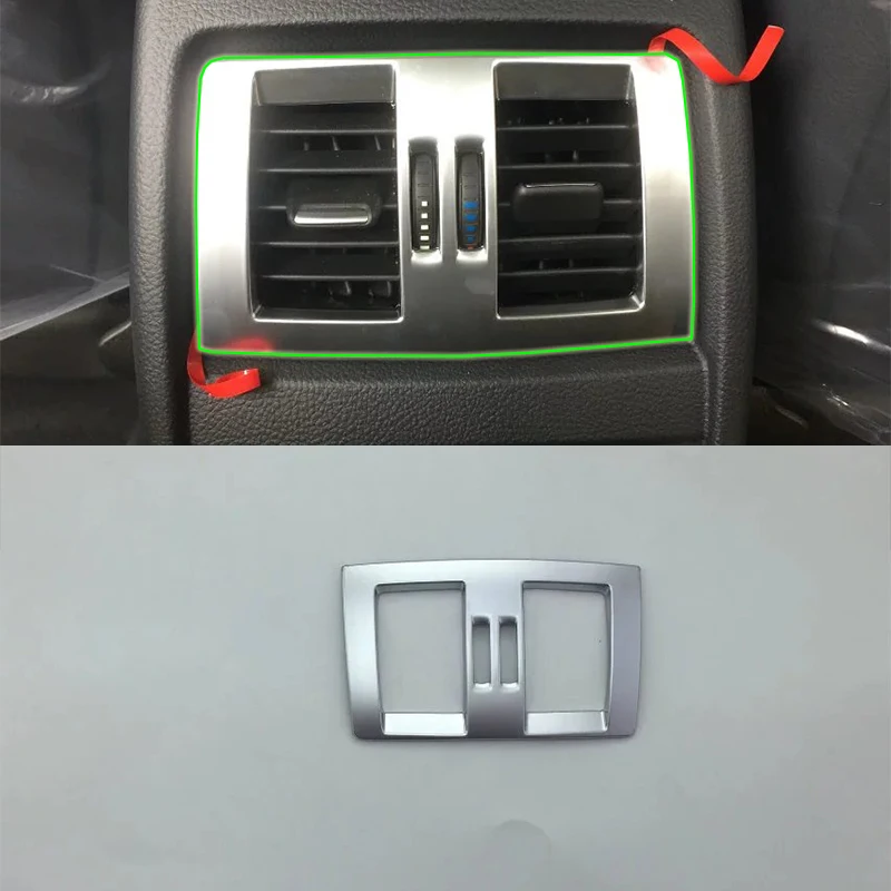 

Car Accessories Interior Decoration ABS Rear Air Vent Outlet Cover Trims For BMW 3 Series 2017 Car Styling
