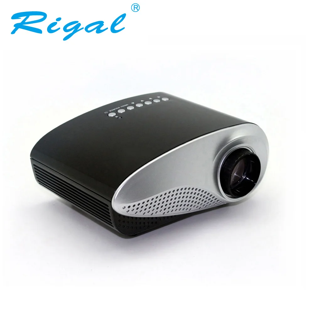 Rigal العارض RD802 الكلاسيكية LED جهاز عرض صغير 50 لومينز متعاطي المخدرات للتلفزيون فيلم فيديو هوم سينما HDMI USB VGA AV Projetor Rigal العارض RD802 الكلاسيكية LED جهاز عرض صغير 50 لومينز متعاطي المخدرات للتلفزيون فيلم فيديو هوم سينما HDMI USB VGA AV Projetor